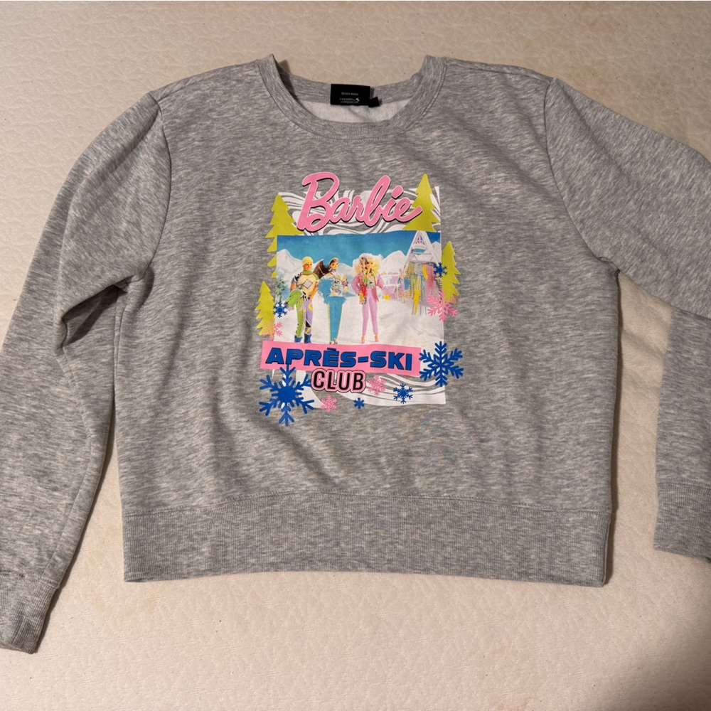Barbie XL crop top sweatshirt